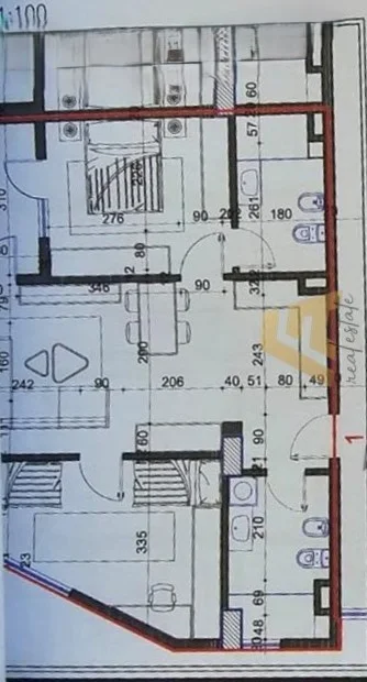 Tirane, shitet apartament 2+1 Kati 4, 95 m² 99.400 € (Paskuqan)