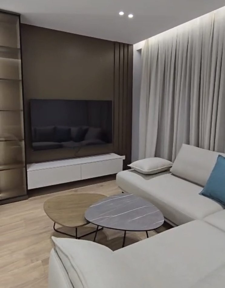 Tirane, jepet me qera apartament 2+1+Ballkon Kati 6, 104 m² 1.500 € (Golden Tower)