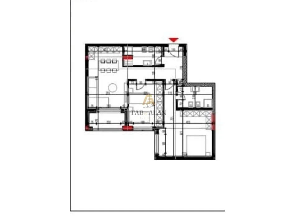 Tirane, shitet apartament 2+1+2 Kati 6, 127.850 m² 121.850 € (Paskuqan)