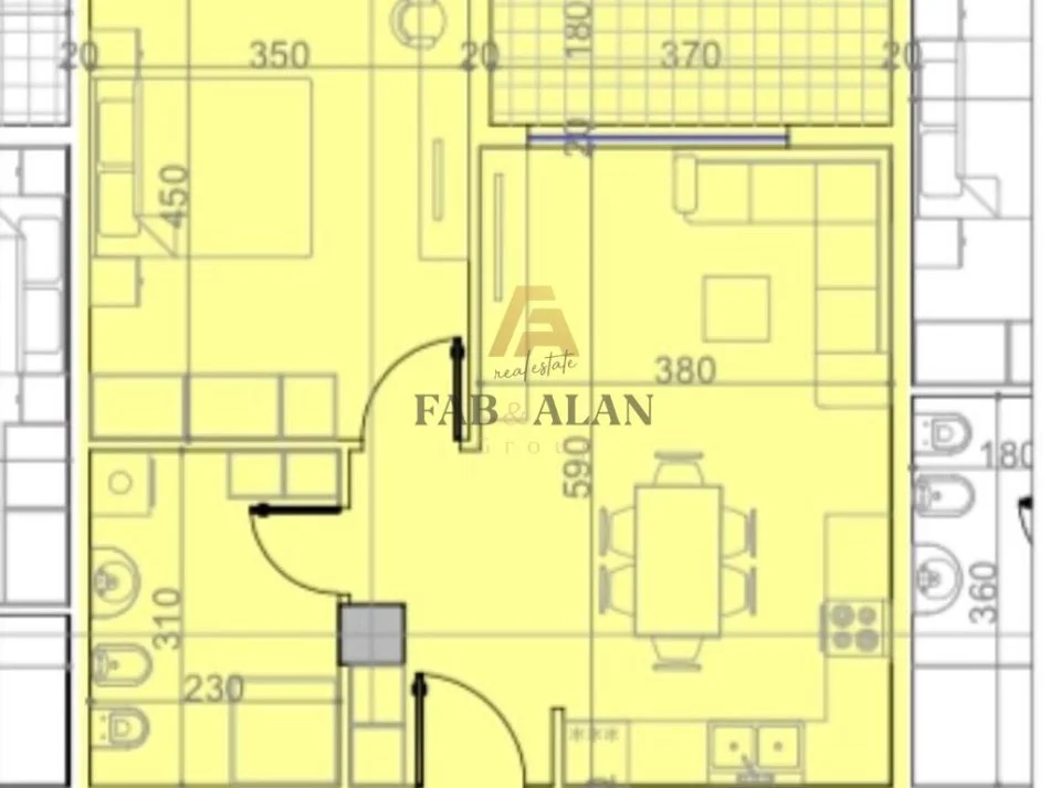 Tirane, shitet apartament 1+1 Kati 8, 70 m² 77.000 € (PASKUQAN)