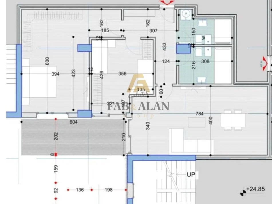 Tirane, shitet apartament 2+1+2 Kati 6, 120 m² 114.400 € (Paskuqan)