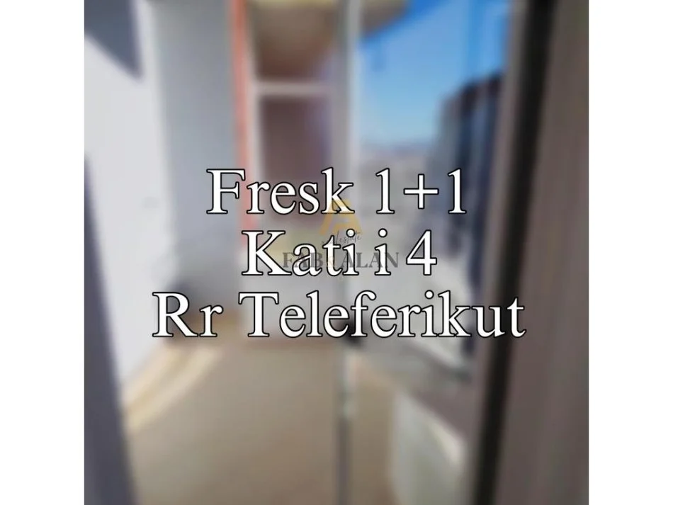 Tirane, shitet apartament 1+1 Kati 4, 59 m² 78.000 € (Fresku)