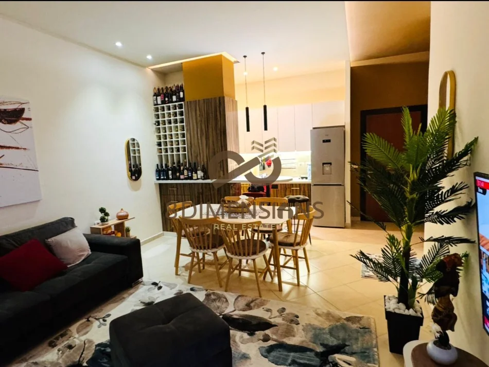 Tirane, jepet me qera apartament 1+1+Ballkon Kati 1, 70 m² 650 € (kodra e diellit)
