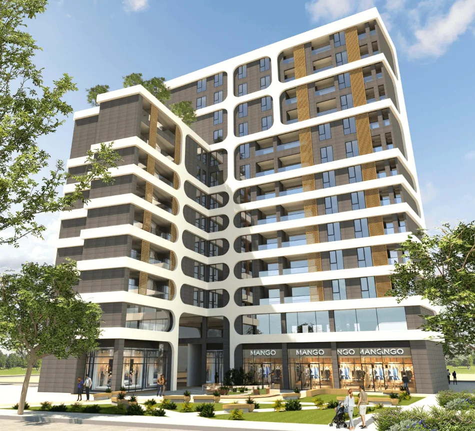 Tirane, shitet apartament 1+1+Ballkon Kati 3, 76 m² 245.700 € (Qender)
