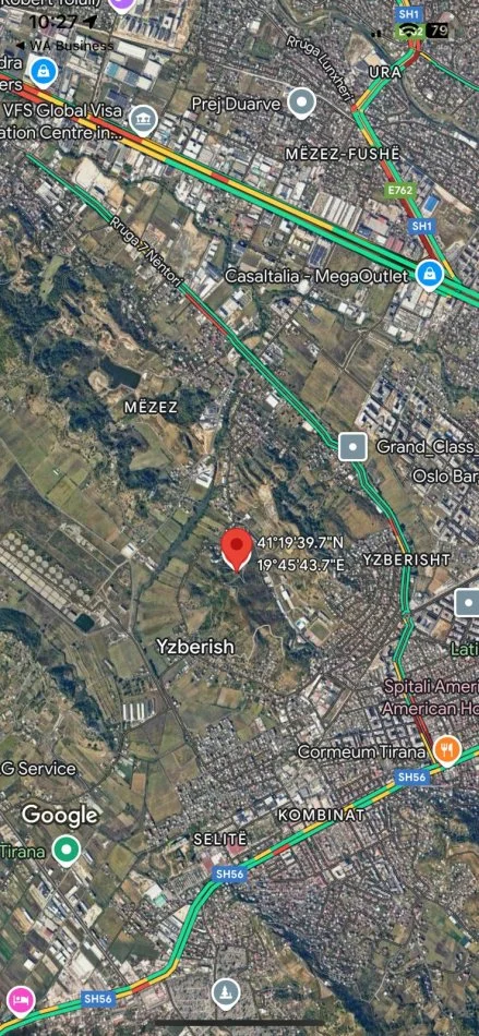 Tirane, shitet , 10.000 m² 