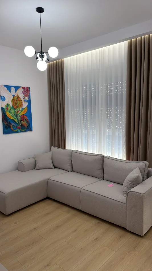 Tirane, jepet me qera apartament 1+1 Kati 6, 64 m² 550 € (Kompleksi Kadiu)