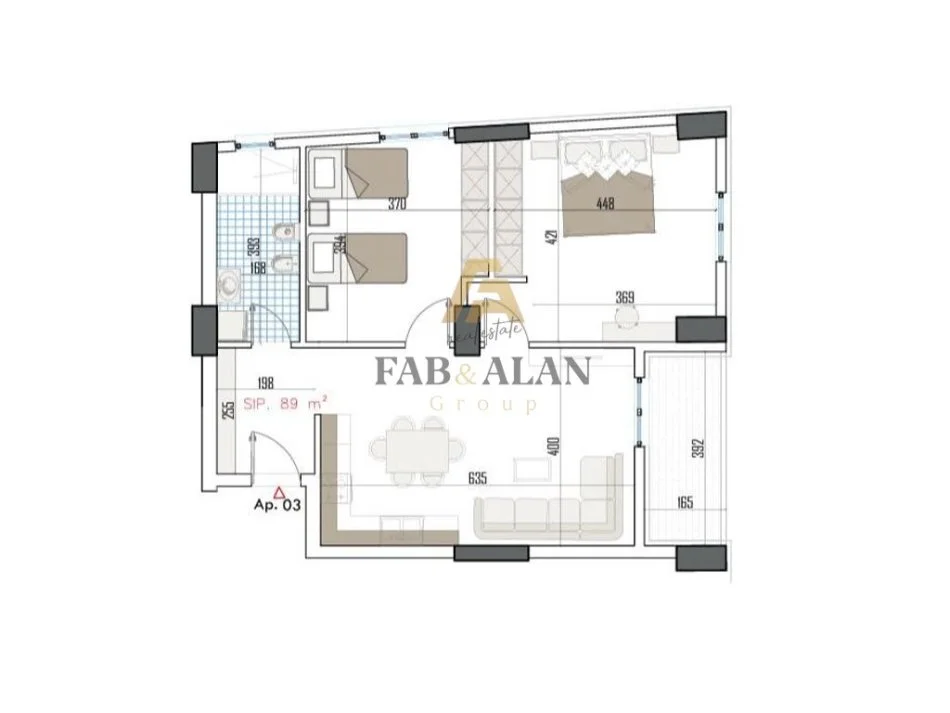Tirane, shitet apartament 2+1 Kati 6, 101 m² 111.600 € (Paskuqan)