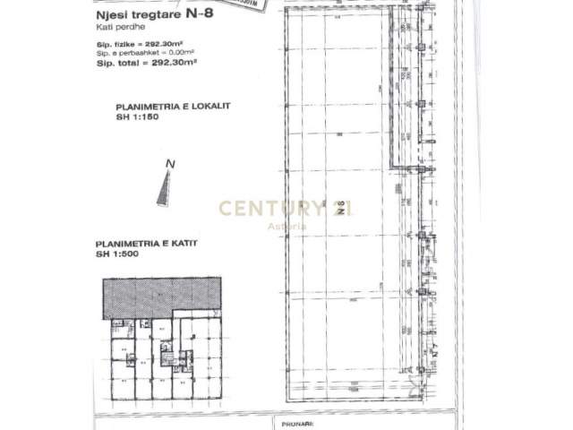 Tirane, shitet dyqan Kati 0, 293 m² 950.000 Euro (Liceu ARTISTIK TIRANE)