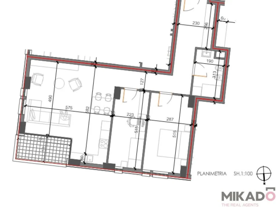 Tirane, shitet apartament 2+1 Kati 2, 109 m² 105.216 € 