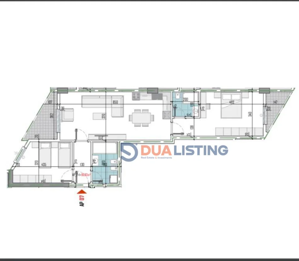 Tirane, shitet apartament 2+1 , 116 m² 138.900 € 