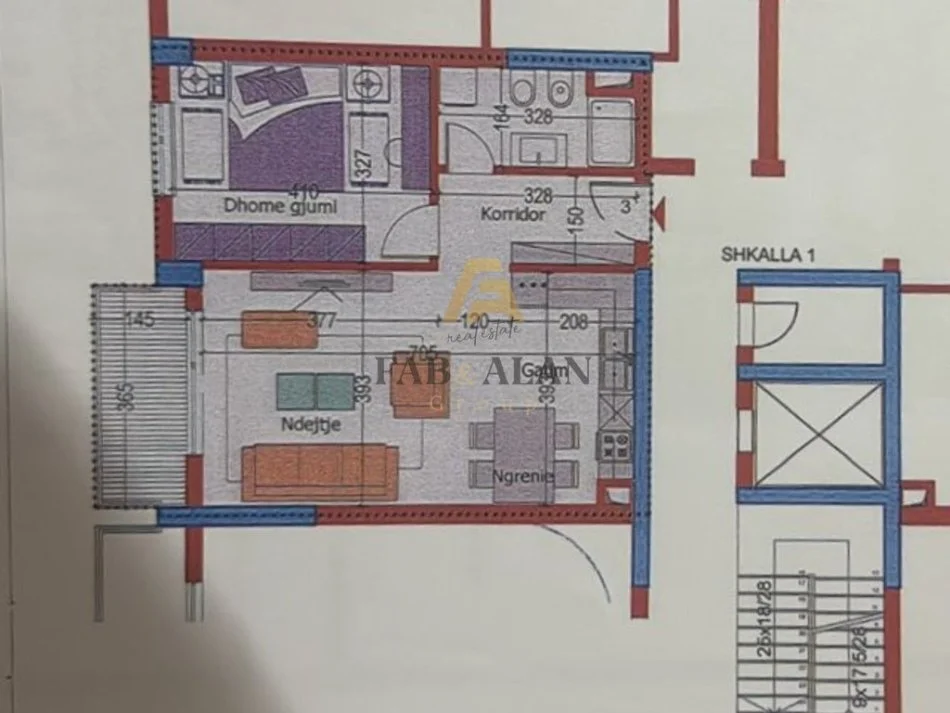 Tirane, shitet apartament 1+1+Post Parkimi Kati 5, 71 m² 148.000 € (GREEN CITY, ASTIR)