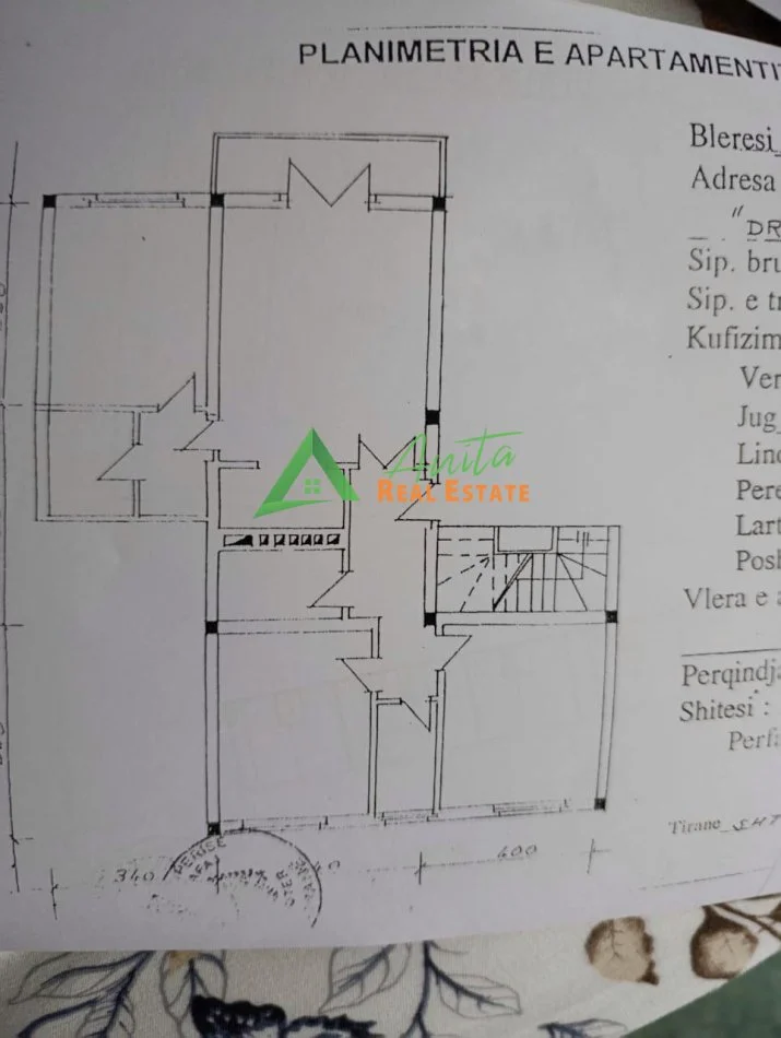 Tirane, shitet apartament 3+1+Ballkon Kati 3, 98 m² 178.000 € , Stacioni i Fundit i Tiranes se re