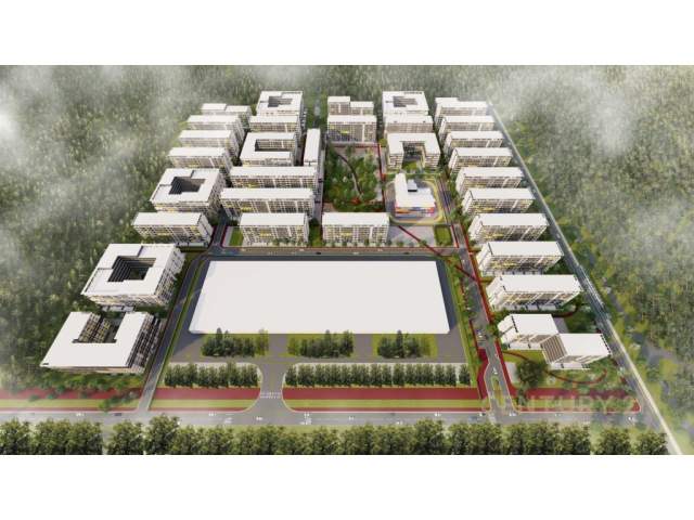 Tirane, shitet apartament 2+1+BLK Kati 8, 106 m² 76.000 Euro (Univers City prane QTU)