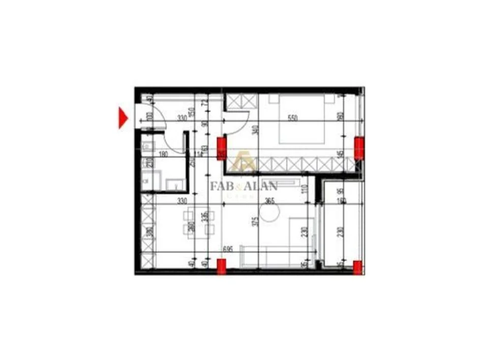 Tirane, shitet apartament 1+1 Kati 5, 75 m² 89.520 € (PASKUQAN)
