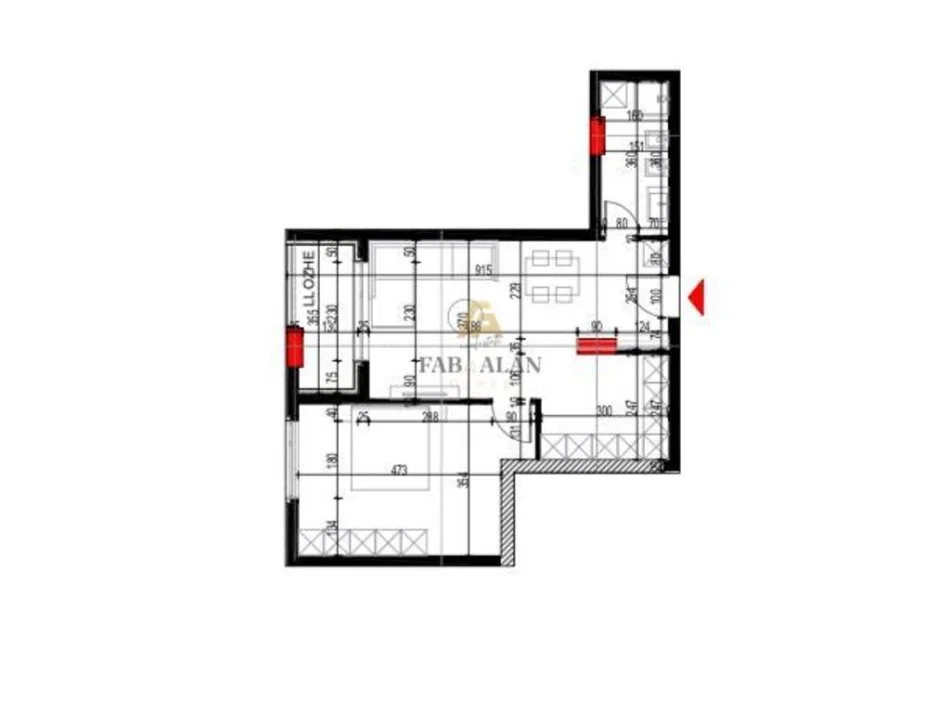Tirane, shitet apartament 1+1 Kati 6, 78 m² 93.336 € (PASKUQAN)