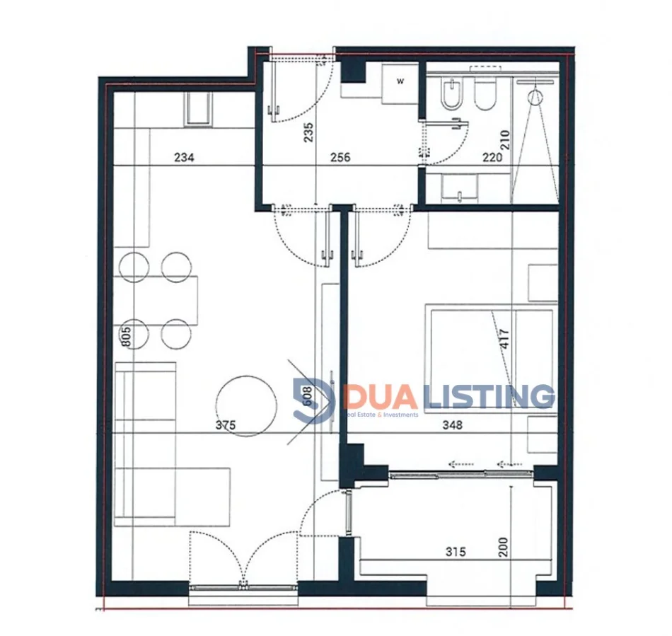 Dhermi - Palase, shitet apartament 1+1 , 81 m² 225.000 € (Palase)