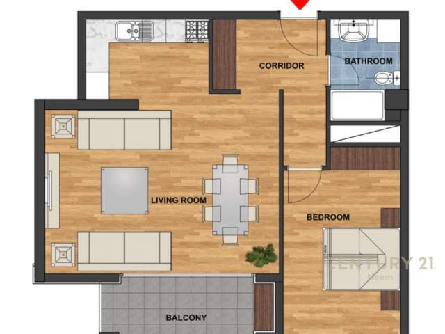 Tirane, shitet apartament 1+1+BLK Kati 3, 89 m² 138.400 Euro (Liqeni i Thate)