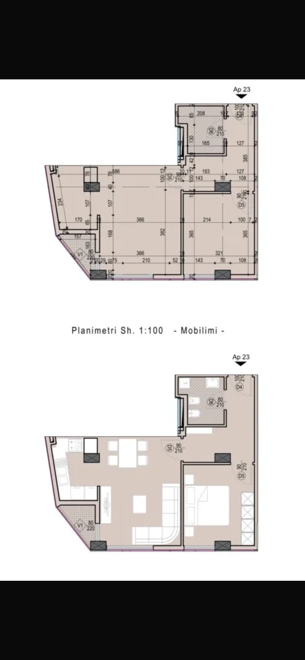 Apartament 1+1 ne Shitje ne Rr e Barrikadave .