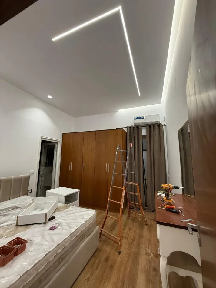 Tirane, jepet me qera apartament 1+1+Ballkon Kati 6, 60 m² 500 € (rruga Bill Klinton)