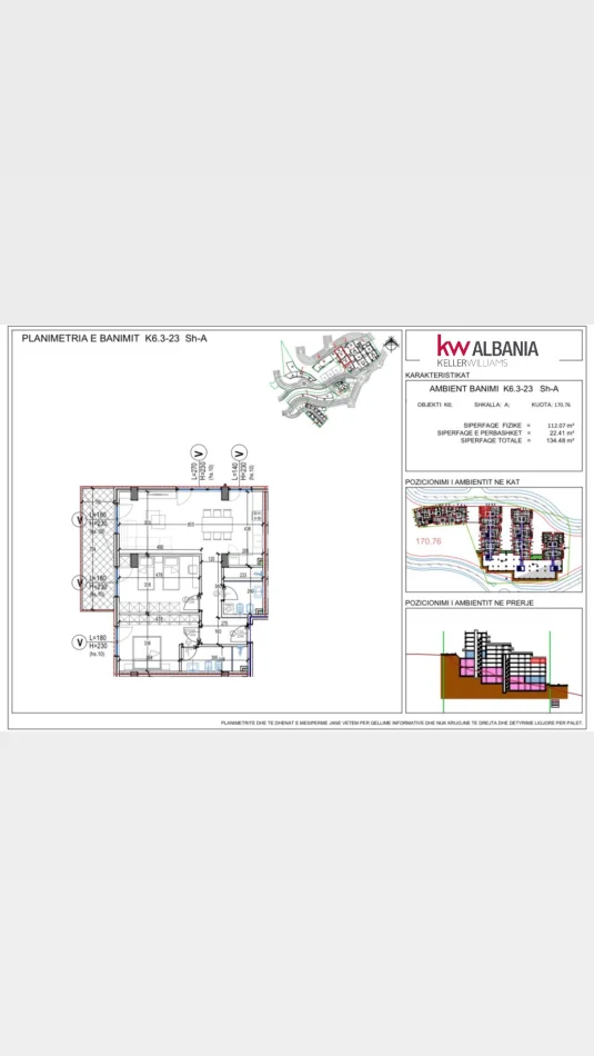 Tirane, shitet apartament 2+1+Ballkon , 134 m² 222.000 € (Rruga Zallit)