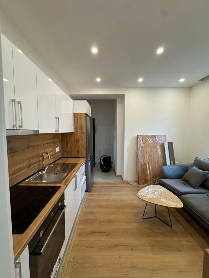 Tirane, jepet me qera apartament 1+1 Kati 4, 59 m² 600 € (Sheshi willson)