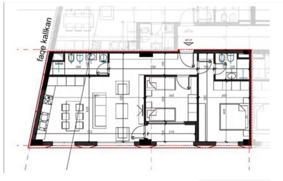Tirane, shes apartament 2+1+Ballkon , 105 m² 165.000 € (Jordan Misja)