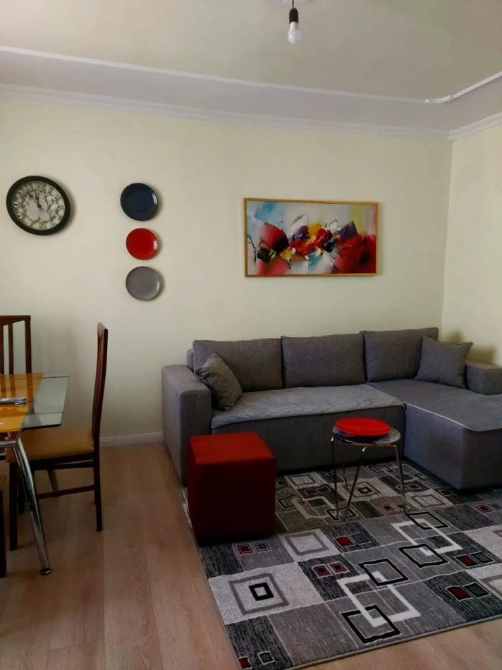 Tirane, jepet me qera apartament 1+1 Kati 5, 60 m² 480 € (Ali Dem prane Credin Bank)