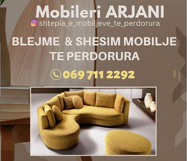 Tel 0697112292 BLEJME mobilje te perdorura  si dhoma gjumi guzhina kende divane tavolina me karrike dyer dritare dhe elektroshtepiake etj