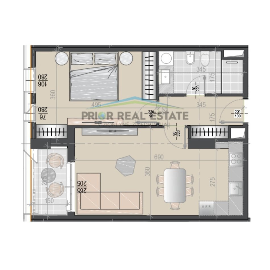 Tirane, shitet apartament 1+1/2+1+2 , 1800 €/m2 (Rruga Javer Malo) Unaza e Madhe