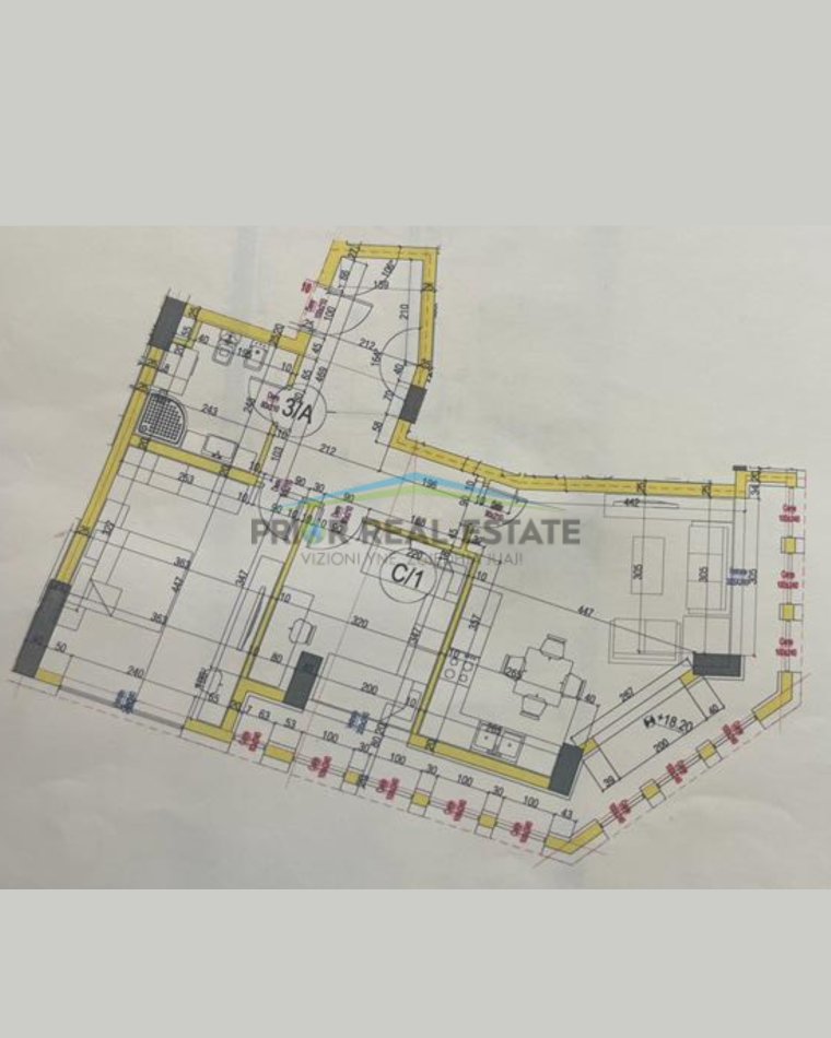 Tirane, shitet 2+1+Ballkon Kati 5, 114 m² 154.000 € (Urban Gate Residence, Astir)
