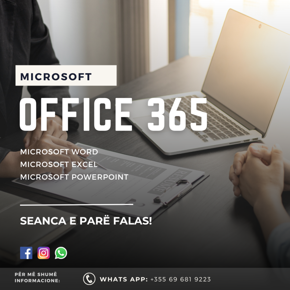 Kurse për Microsoft Office 365