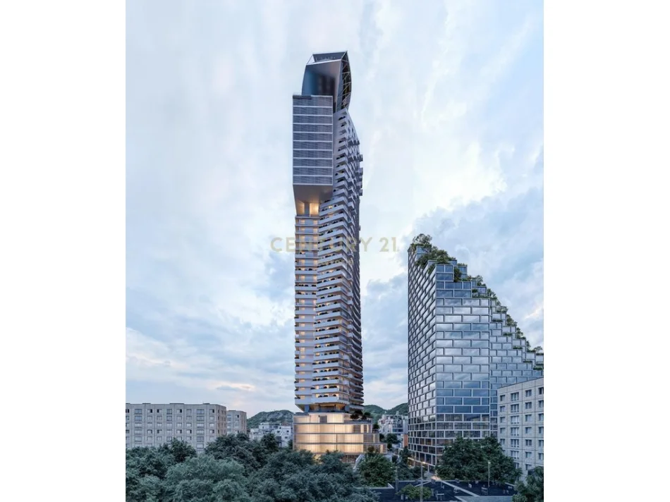 Tirane, shes apartament 1+1 Kati 21, 102 m² 244.000 € (Rruga Dritan Hoxha)