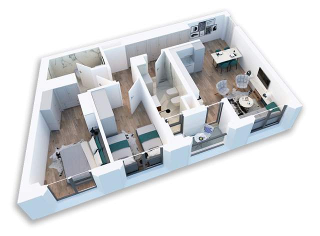Tirane, shes apartament 2+1+BLK 93 m² 111.000 Euro (Rr. Filip Jano)