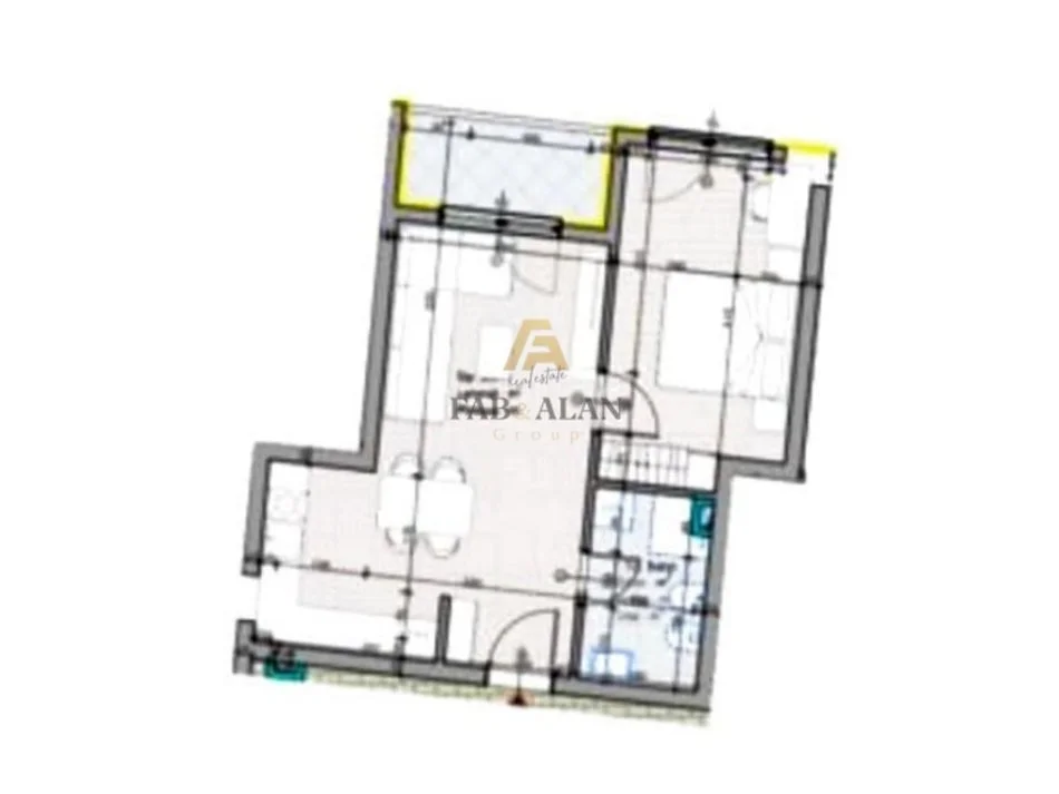 Tirane, shitet apartament 1+1 Kati 0, 65 m² 75.200 € (Paskuqan)