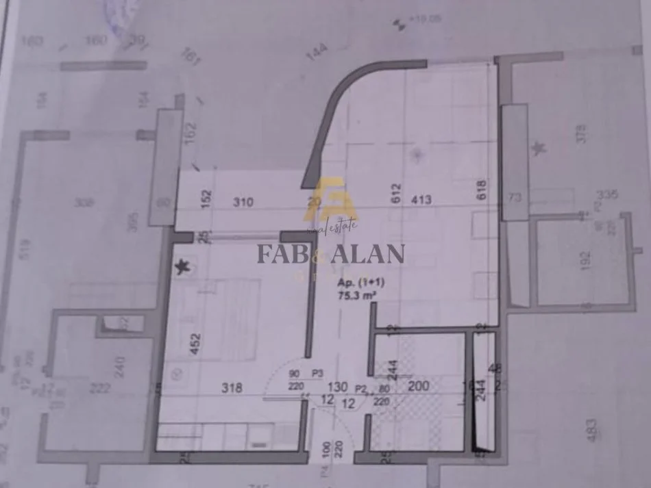 Tirane, shitet apartament 1+1 Kati 11, 75 m² 256.000 € (Pazari i Ri)