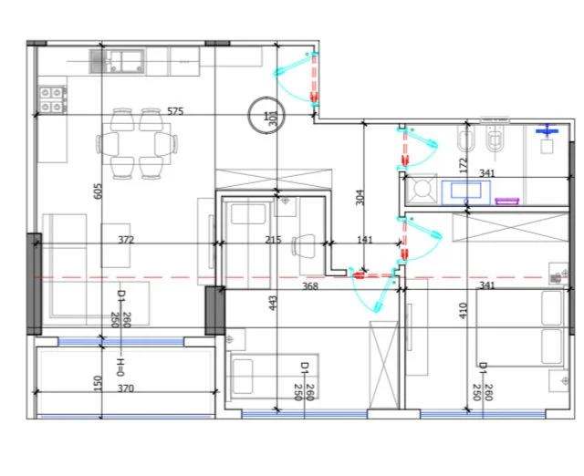 Durres, shitet apartament 2+1 Kati 5, 96 m² 113.300 € (Golem)