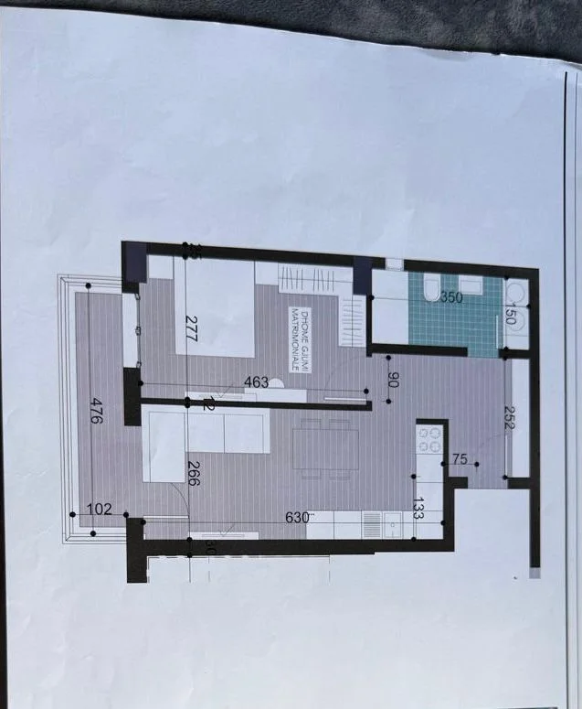 Tirane, shitet apartament 1+1 Kati 0, 58 m² (Kamez)