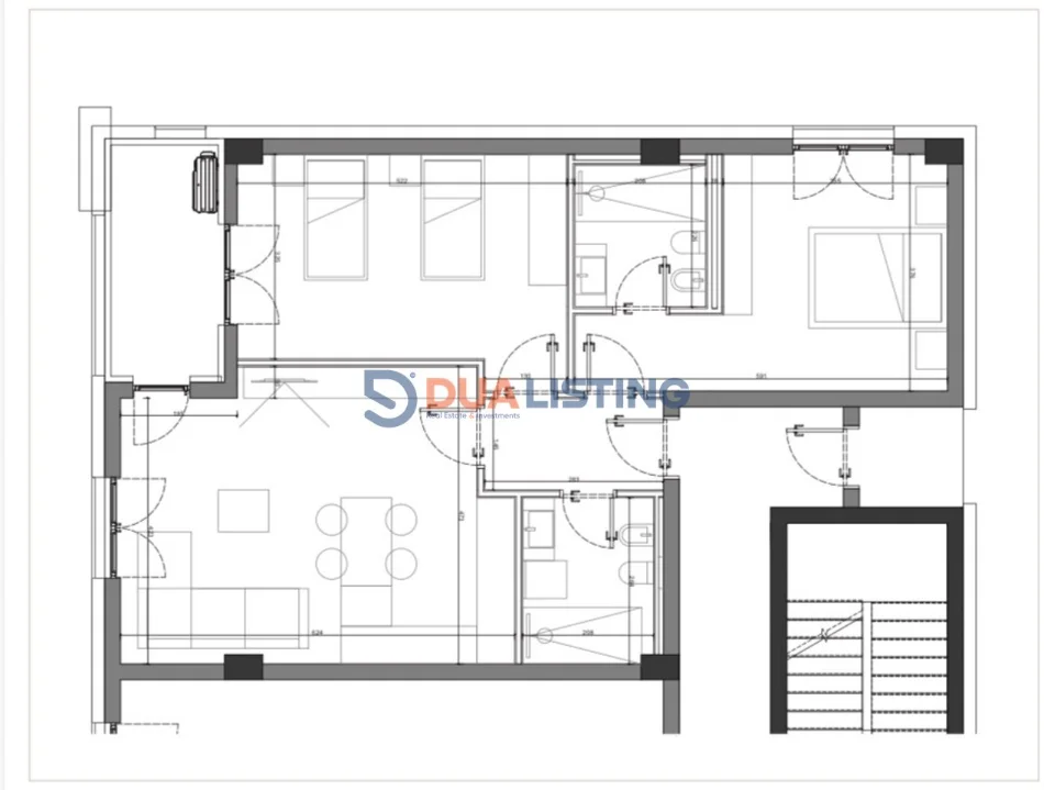 Dhermi - Palase, shitet apartament 2+1 Kati 0, 117 m² 309.000 € (Palase)
