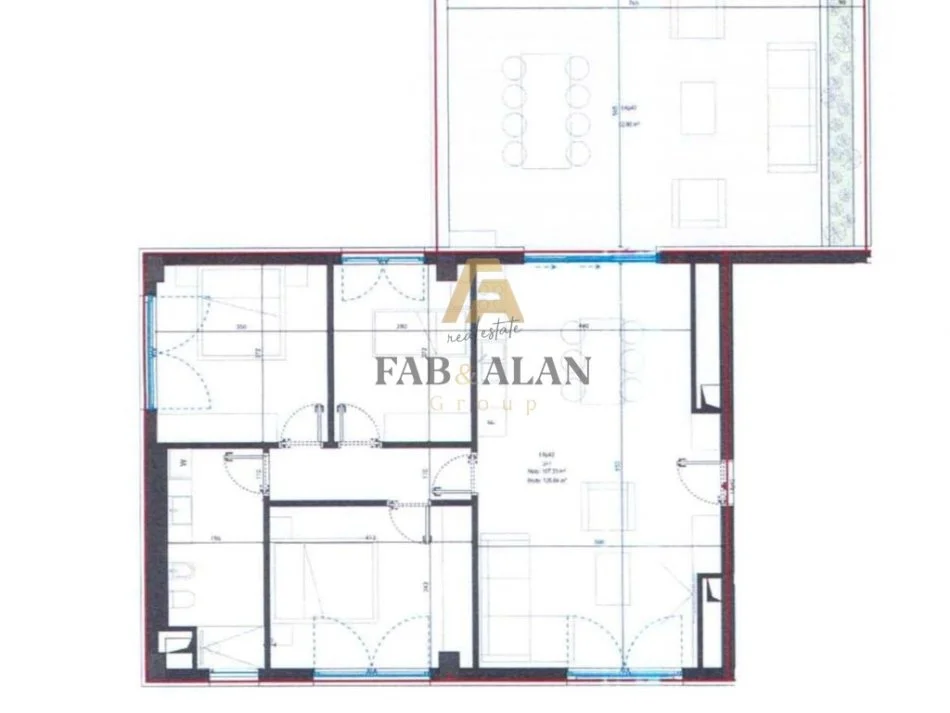 Dhermi - Palase, shitet apartament 3+1 Kati 4, 179 m² 428.550 € (Dhermi)