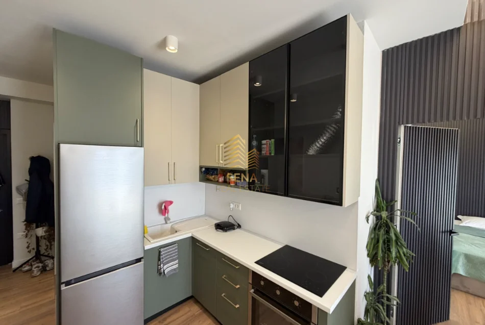 Tirane, jepet me qera apartament 1+1+Ballkon Kati 7, 65 m² 550 € (Astir)