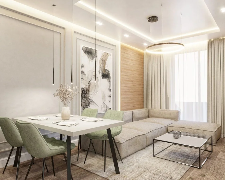 Tirane, jepet me qera apartament 2+1+Ballkon Kati 6, 90 m² 1.000 € (Kodra e Diellit)