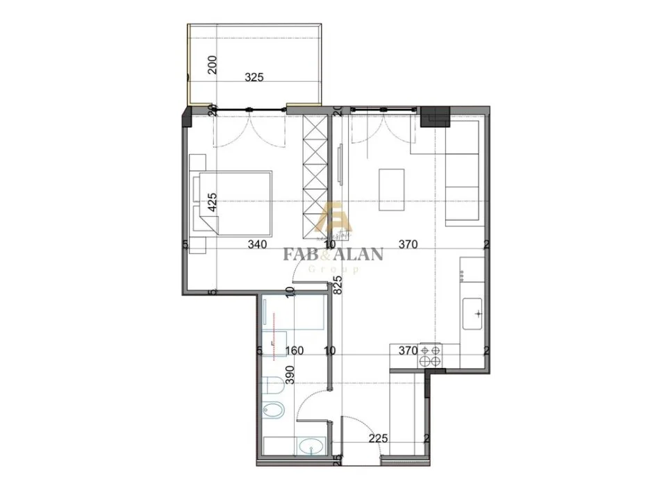 Tirane, shitet apartament 1+1 Kati 4, 72 m² 119.500 € (Ish Parku)
