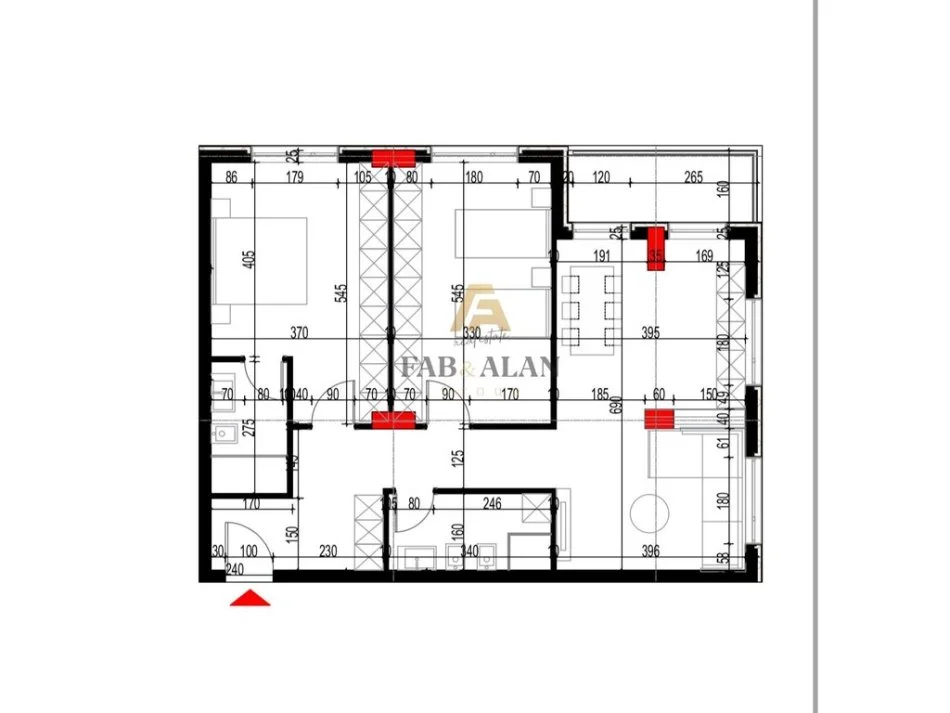 Tirane, shitet apartament 2+1 Kati 3, 117 m² 117.500 € (Paskuqan)