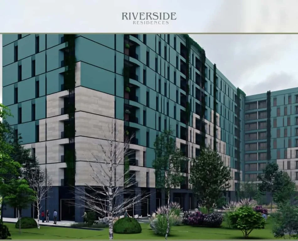 Tirane, shes apartament 1+1+Ballkon Kati 5, 91 m² (Riverside Residence)