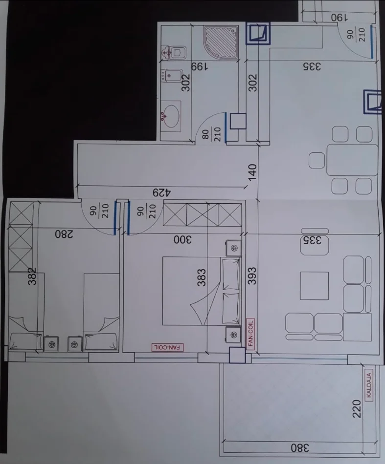 Tirane, shitet apartament 2+1 Kati 2, 105 m² 210.000 € (Liqeni i Thate)