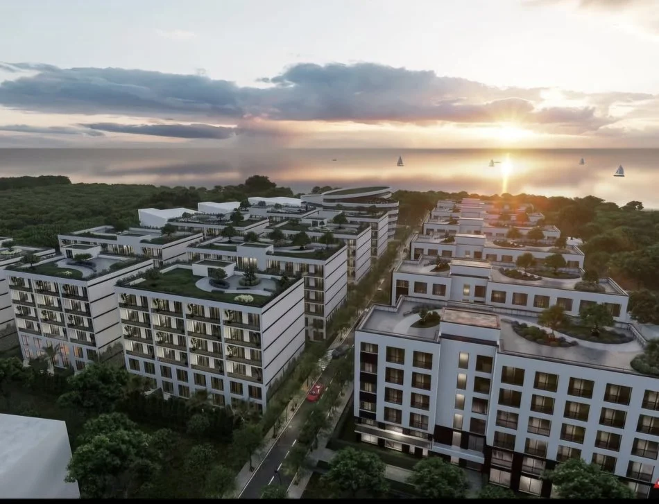 Golem, shes apartament 1+1+Ballkon Kati 1, 79 m² 95.000 € (Liburna Residence, Golem)