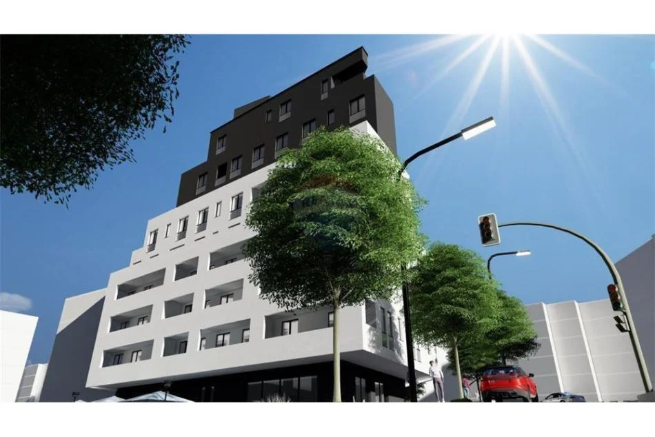 Tirane, shitet apartament 1+1 Kati 8, 147 m² 138.000 € (Shkolla E Bashkuar - Rruga e Dibrës)