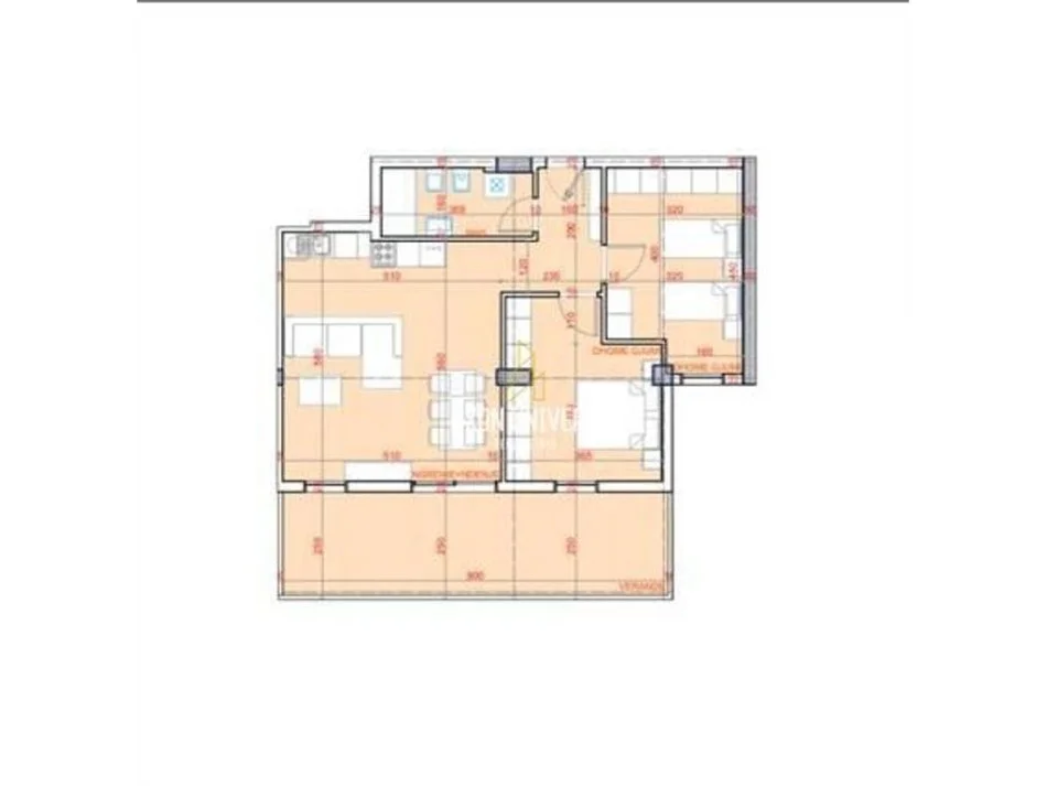 Tirane, shitet apartament 2+1+Ballkon Kati 4, 115 m² 158.745 € (Komplesi Tudas , Astir)