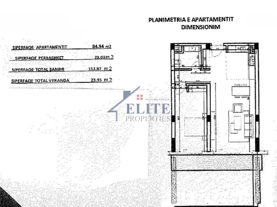 Dhermi - Palase, shitet apartament 1+1+Ballkon Kati 3, 461.393 € (Green Coast)