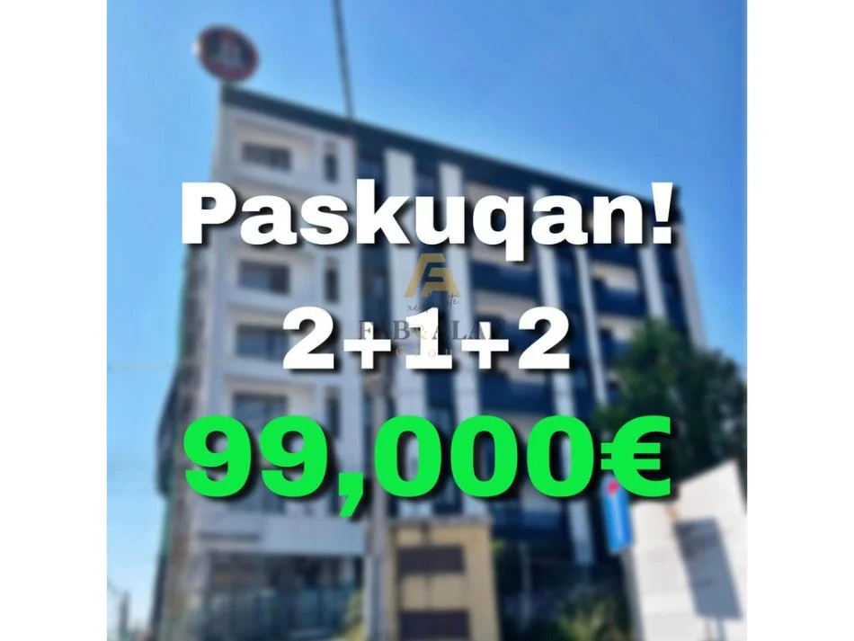 Tirane, shitet apartament 2+1+2 Kati 1, 95 m² 99.000 € (Paskuqan)